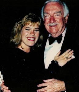 Sonya Snyder with Walter Cronkite